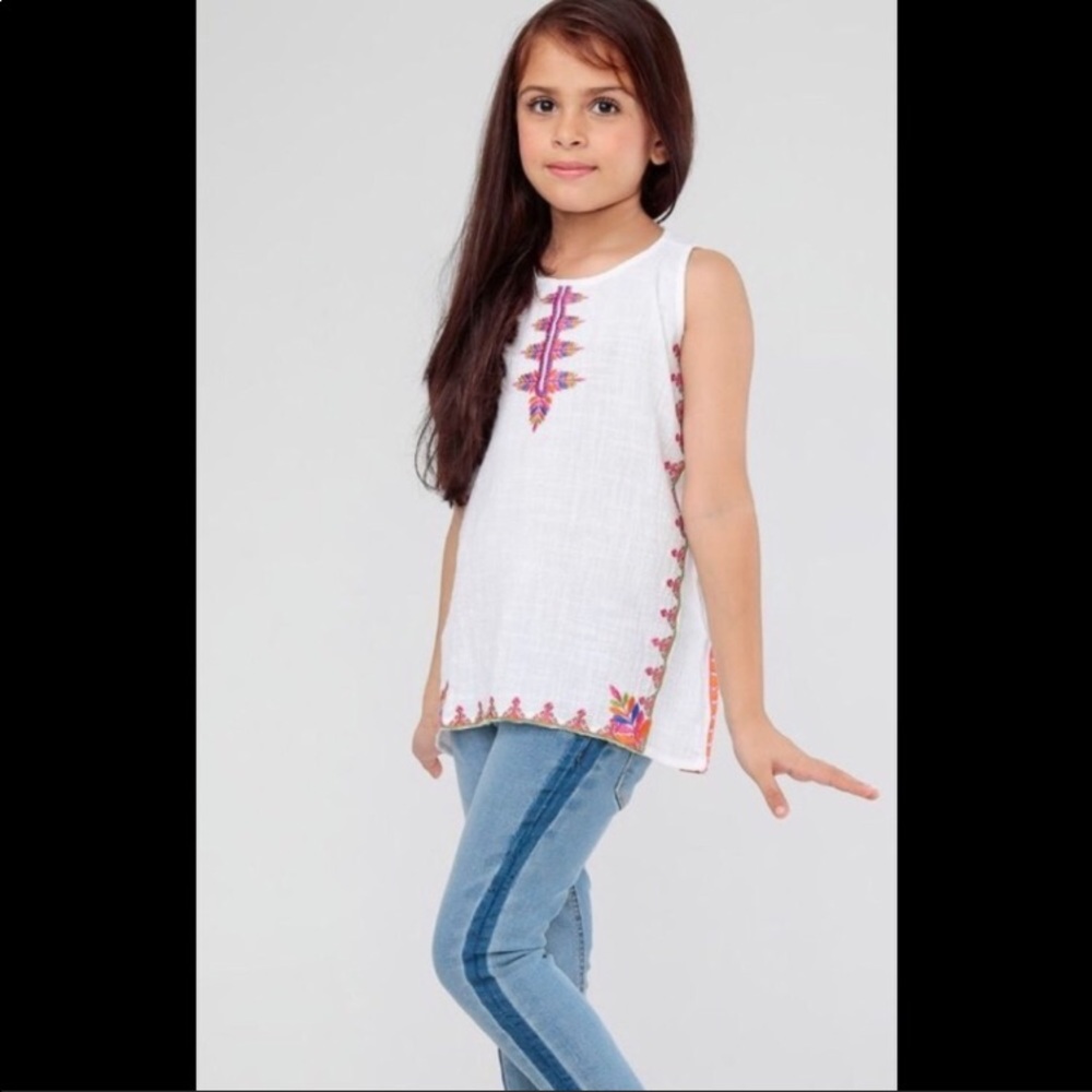 Khaadi embroidered blouse for girls